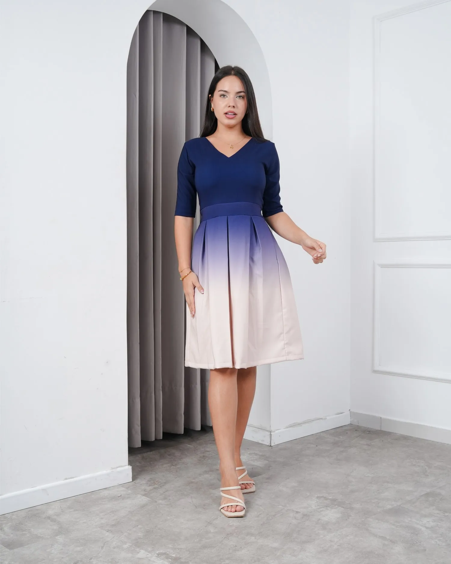 Vestidos para oficina en Lima: vestido Aurora — Adriana Colmenares